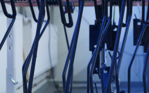 Industrielle Objektlackierung im Lackierbetrieb Schell